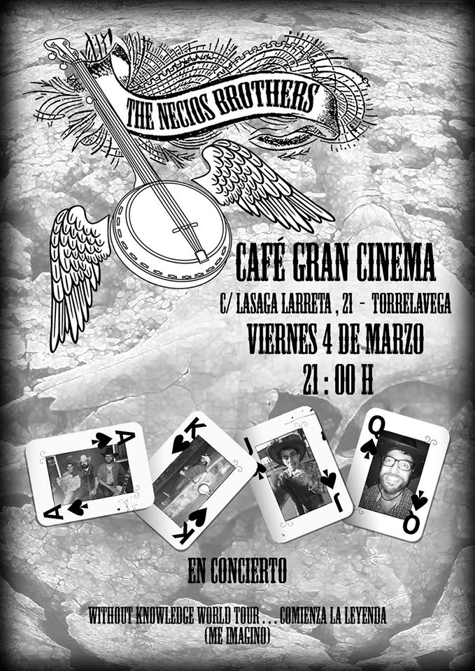 Concierto de Necios Brothers en el Café Gran Cinema de Torrelavega