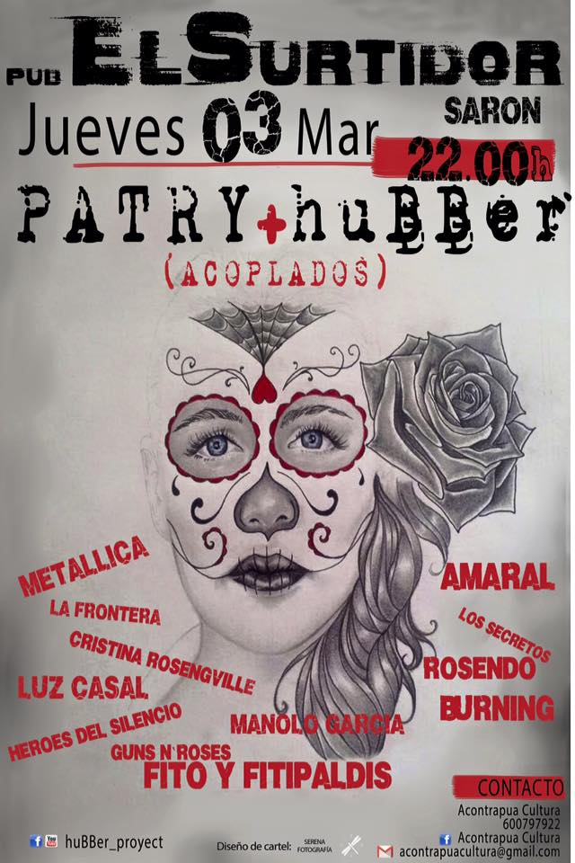 Concierto de Patry y Hubber de Acoplados en el Surtidor de Sarón