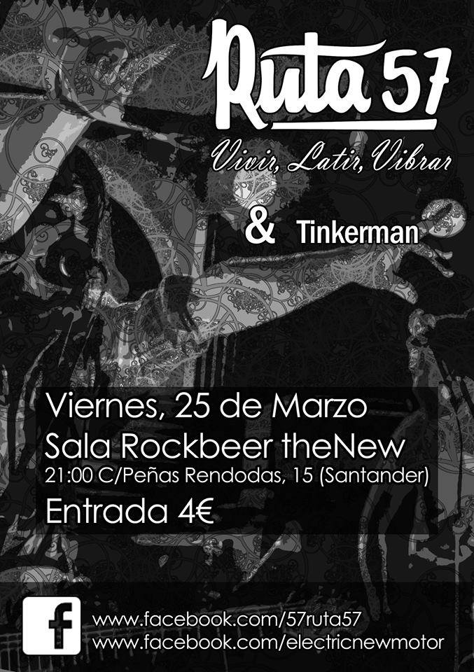 Concierto de Ruta 57 en el New en Santander