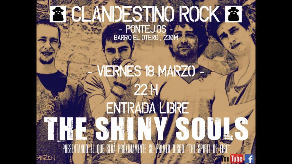 Concierto de Shiny Souls en Clandestino Rock de Pontejos