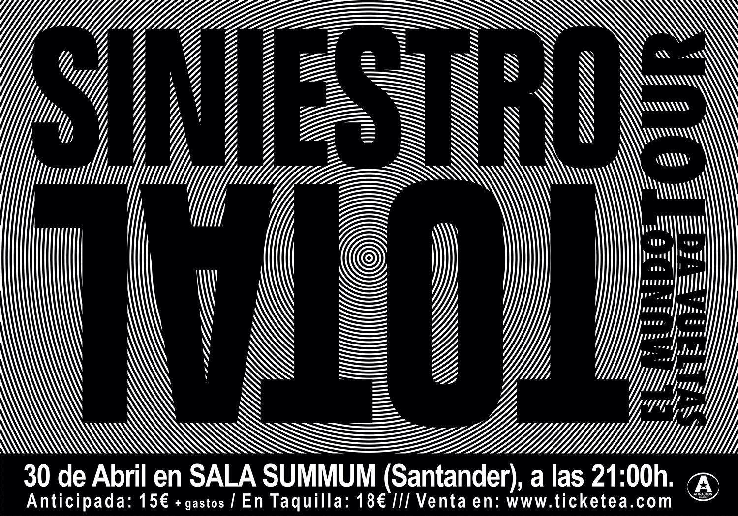 Concierto de Siniestro Total en el Summum en Santander