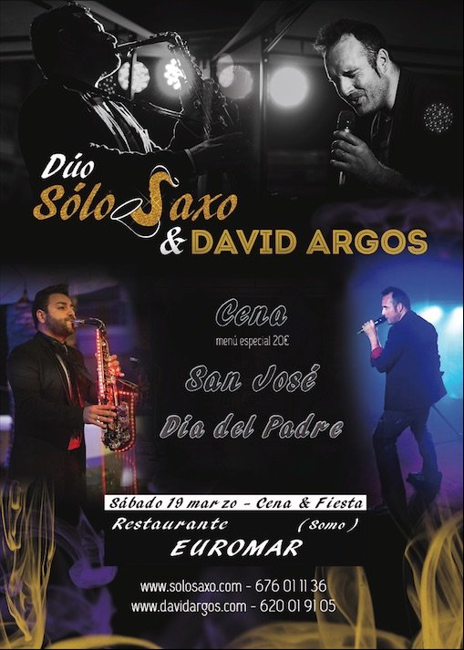 Concierto de Solo Saxo y David Argos en el Euromar de Somo