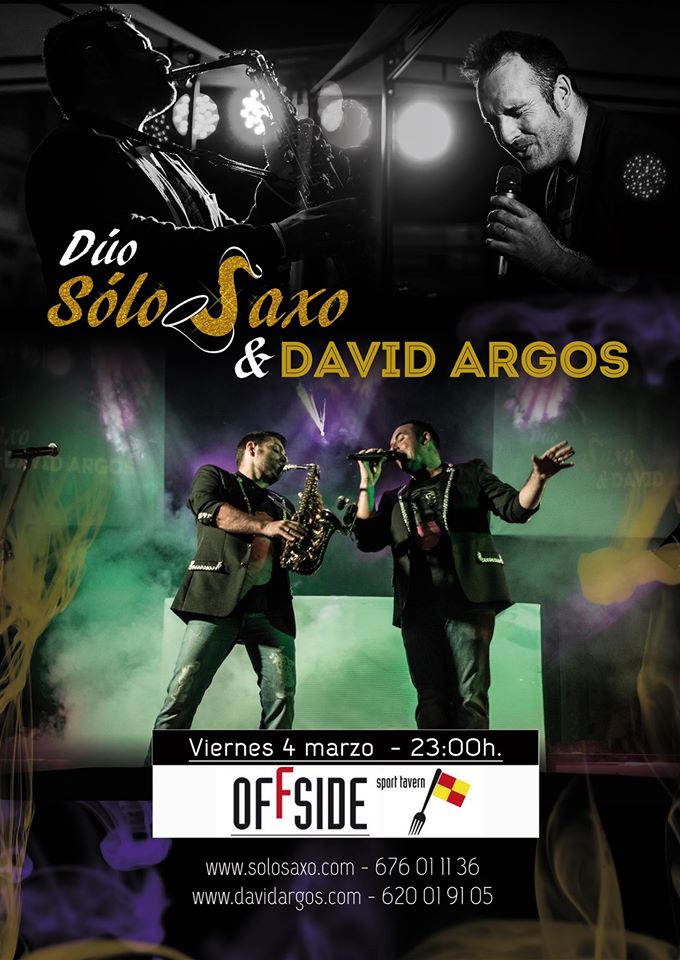 Concierto de Solo Saxo y David Argos en el Offside de Guarnizo