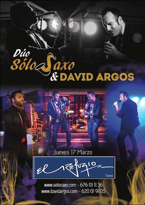 Concierto de Solo Saxo y David Argos en el Refugio de Tanos