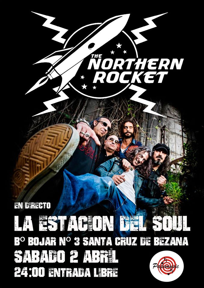 Concierto de The Northern Rocket en La Estacion del Soul en Bezana