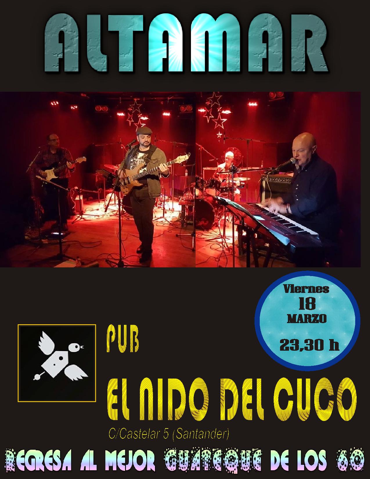 Concierto del grupo Altamar en El Nido del Cuco en Santander