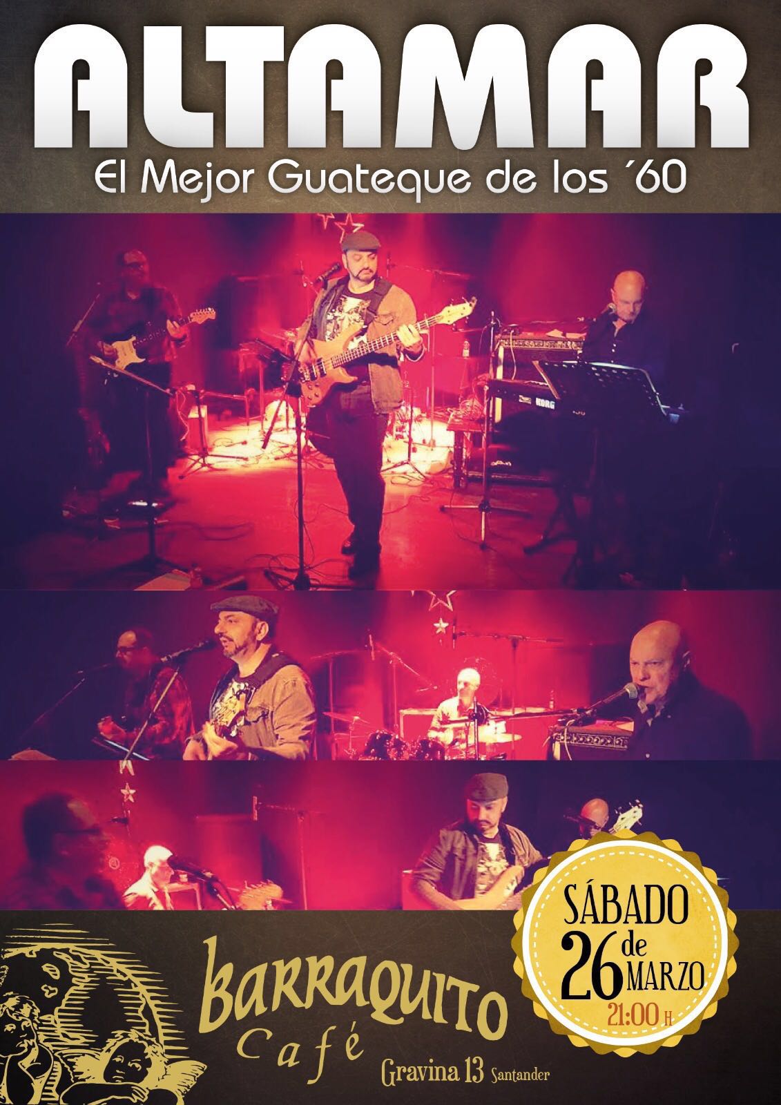 Concierto del grupo Altamar en el Barraquito en Santander