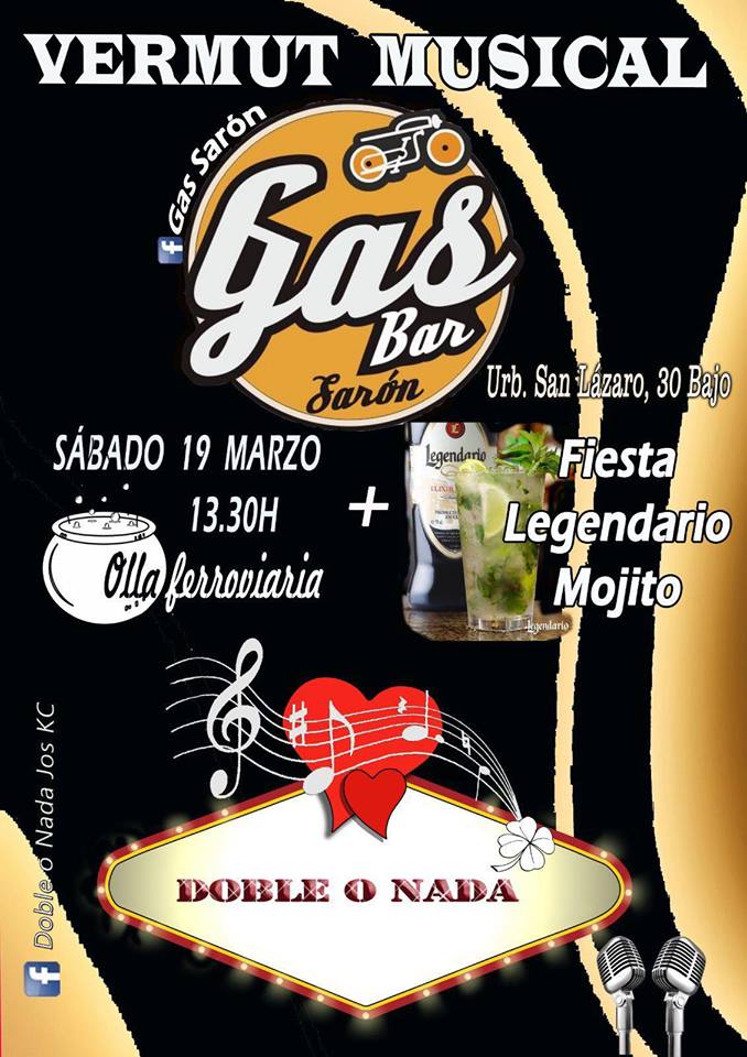 Concierto, fiesta y Olla Ferroviaria en el Gas de Sarón