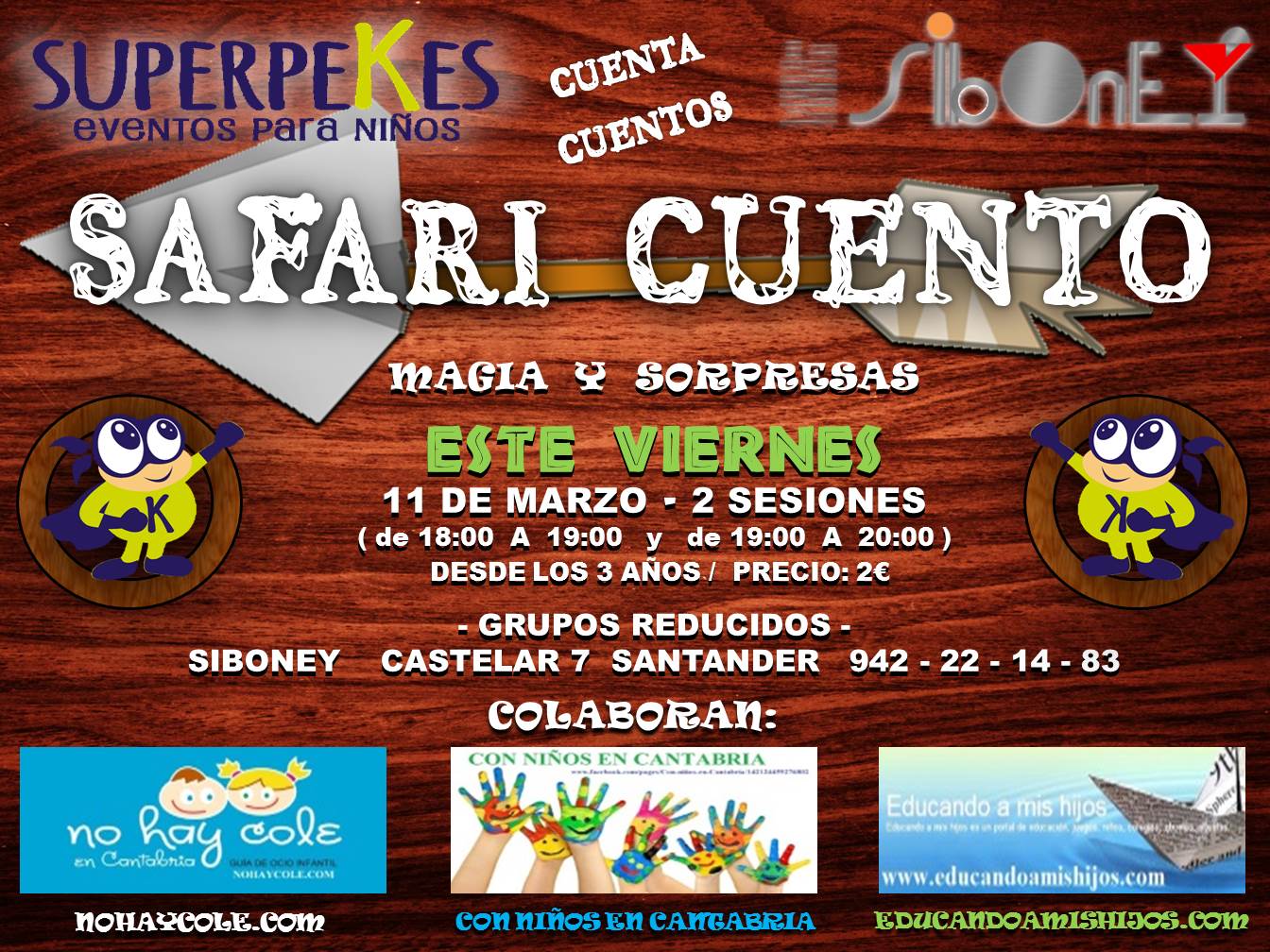 Cuentacuentos en el Siboney en Santander