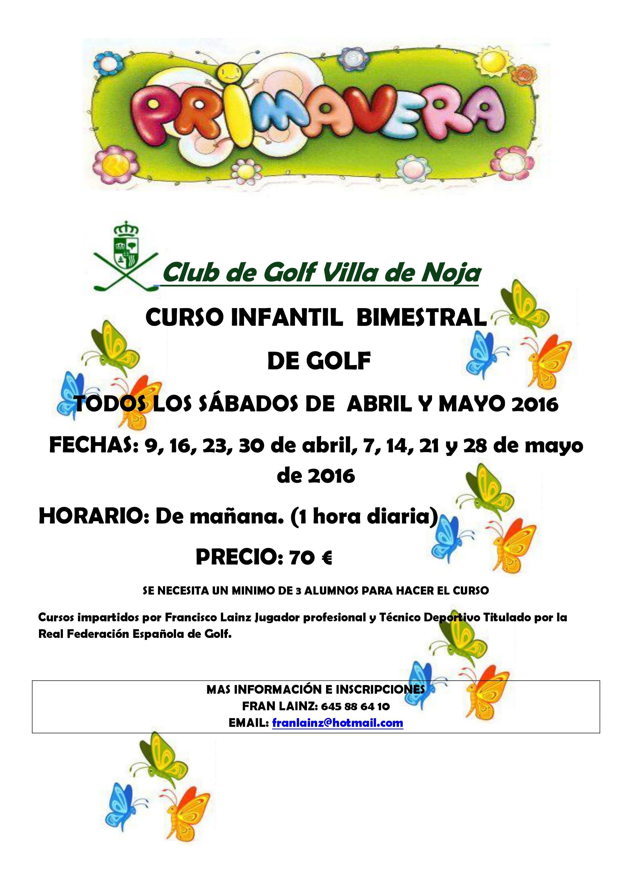 Cursos de Golf en Noja y Pedreña