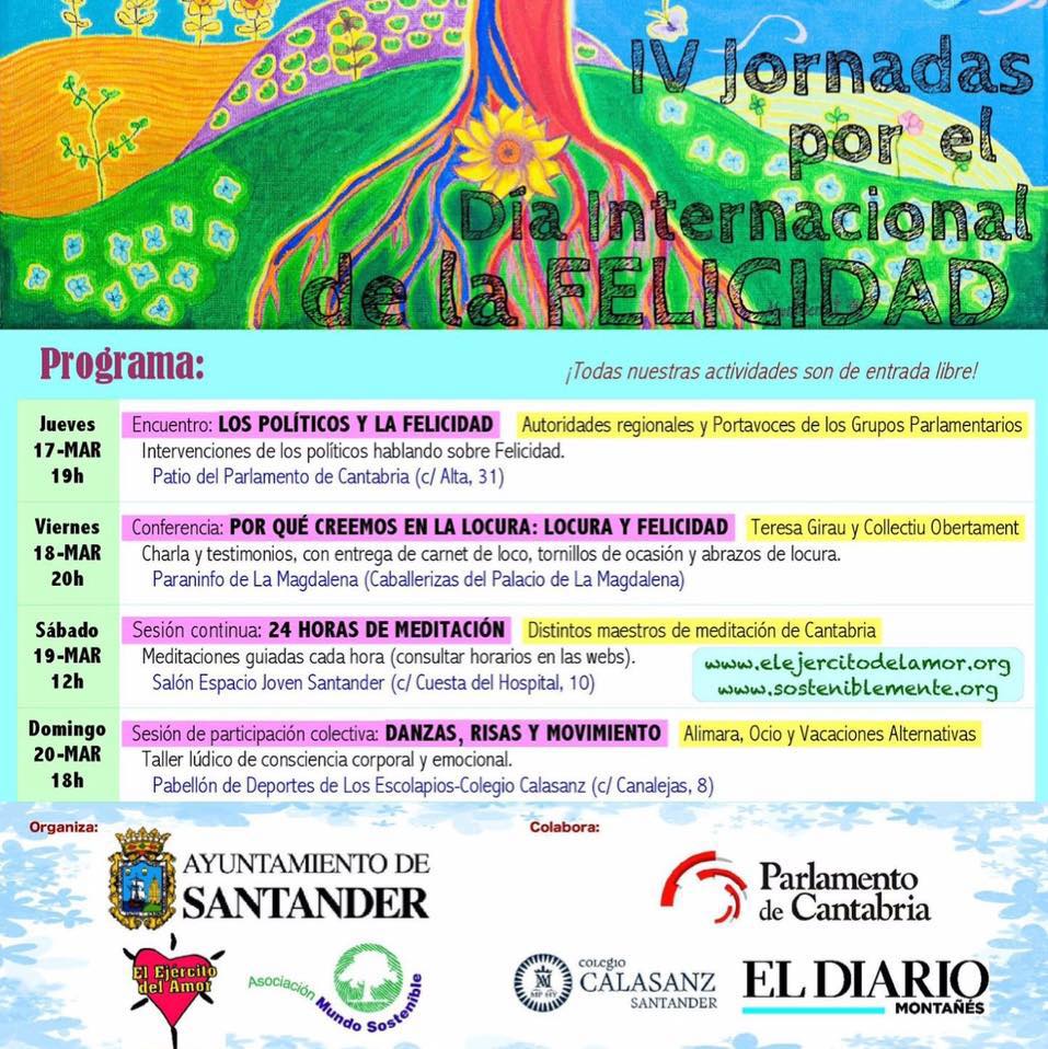 Dia internacional de la felicidad en Santander