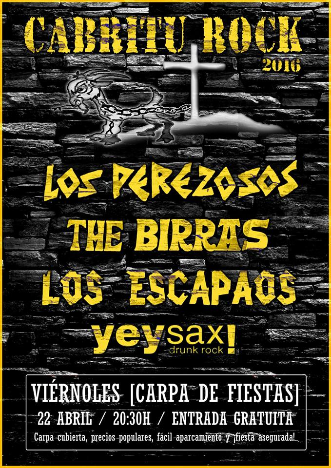 Festibal Cabritu Rock 2016 en Viernoles