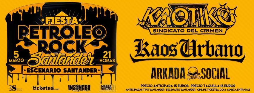 Festival Petroleo Rock en Escenario Santander