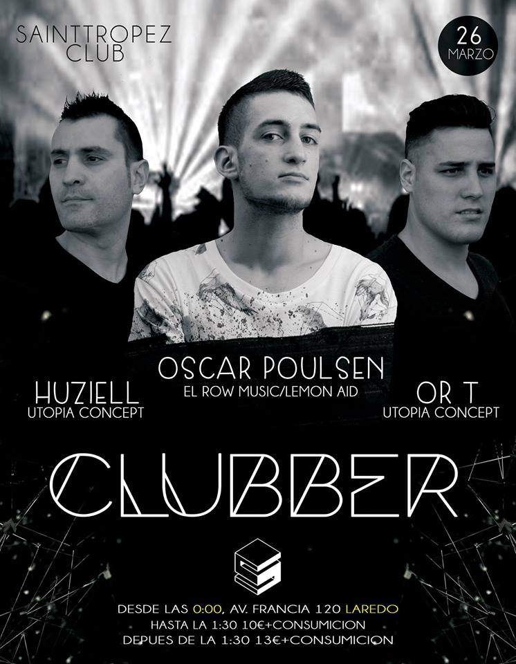 Fiesta con el Dj Oscar Poulsen en Sainttropez en Laredo