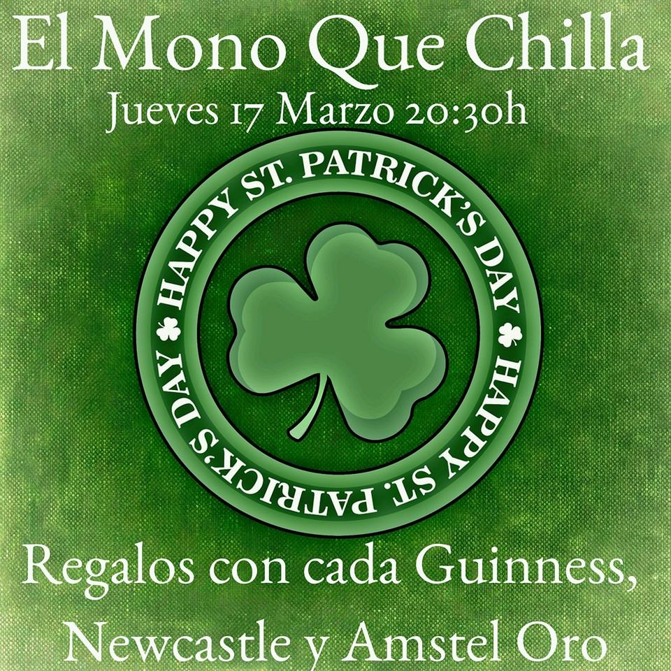 Fiesta de San Patricio en el Mono que Chilla en Santander