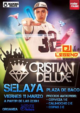 Fiesta sesión Dj con Cristian Deluxe en Selaya