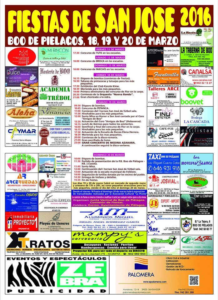 Fiestas de San  José en Boo de Piélagos