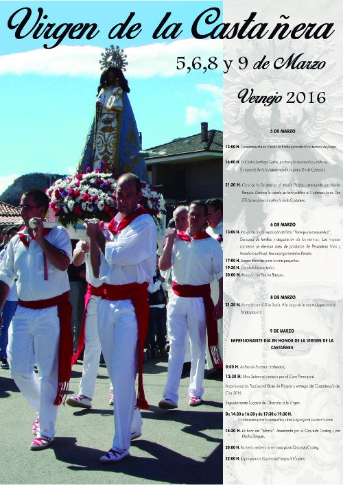 Fiestas de la Virgen de la Castañera en Vernejo 2016