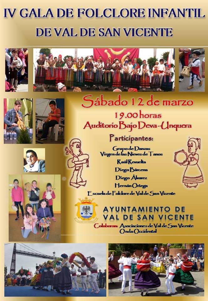 Gala del Folklore infantil en Val de San Vicente