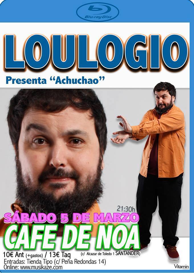 Humor con Loulogio en el Café de Noa en Santander