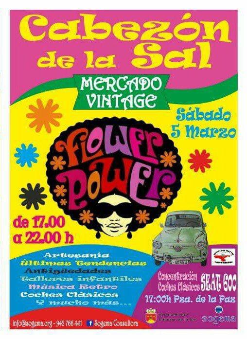 Mercado Vintage y Concentración de coches Clásicos en Cabezón de la Sal