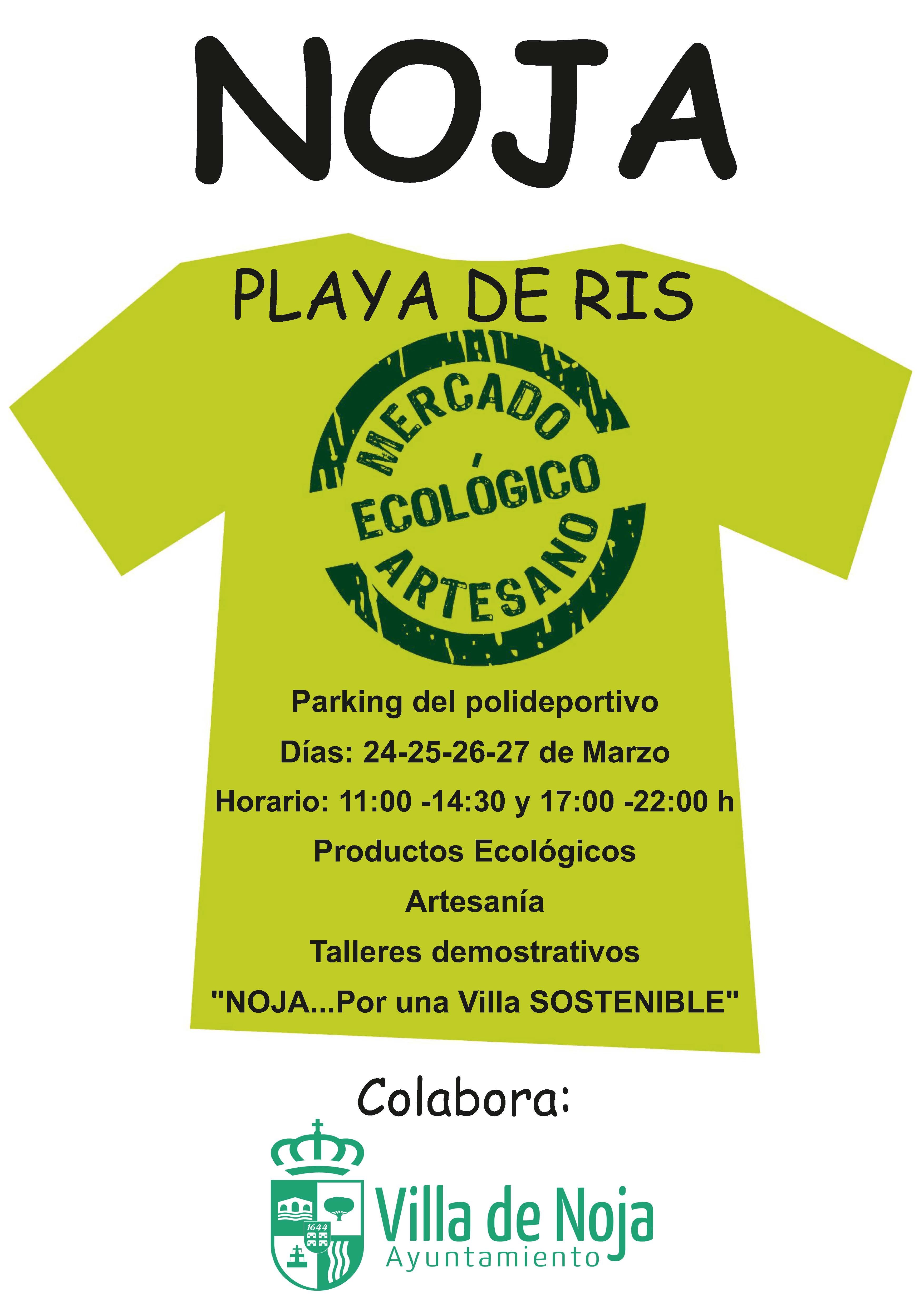 Mercado artesano y ecologico en Noja