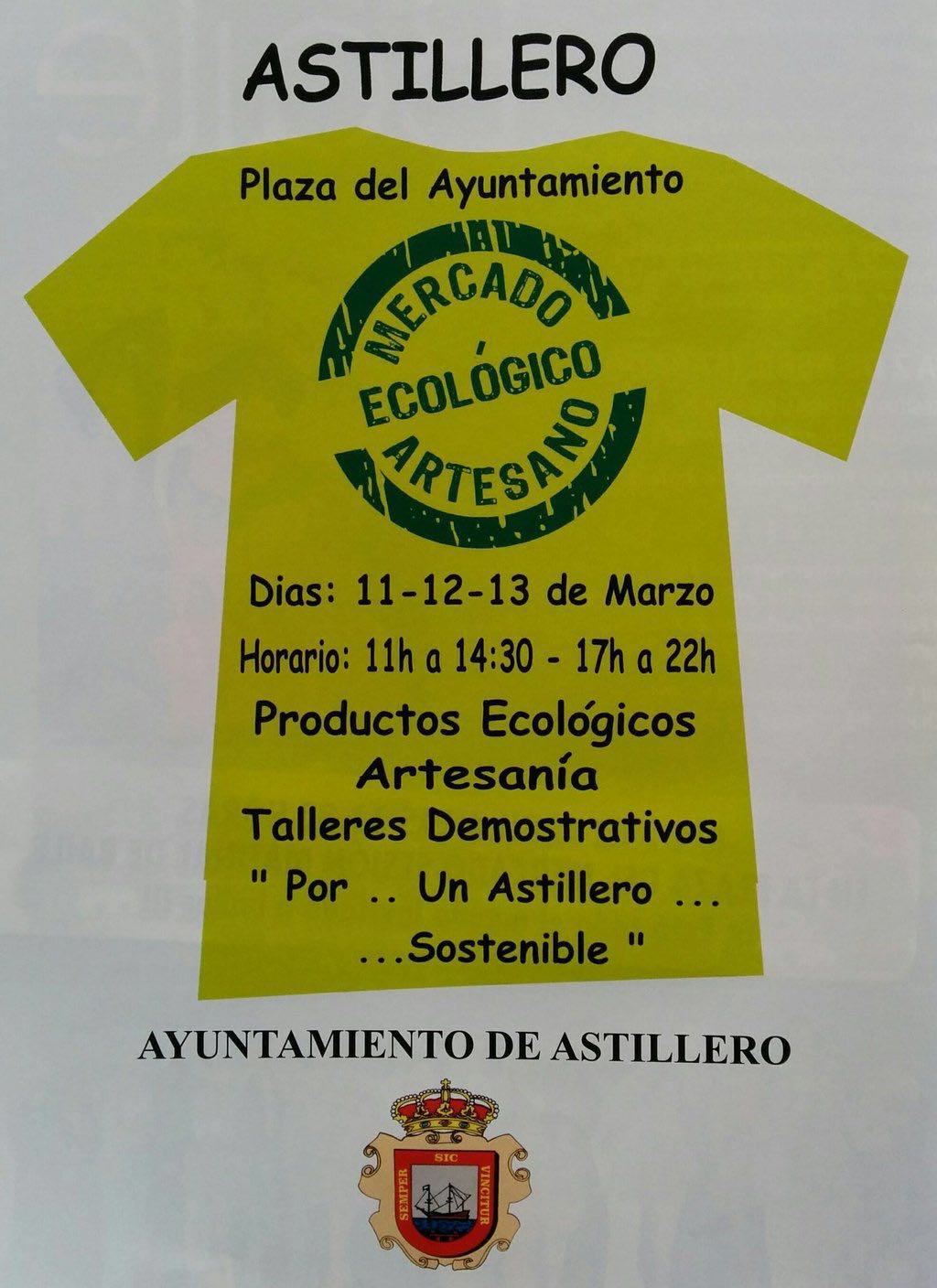 Mercado ecológico y artesano en Astillero