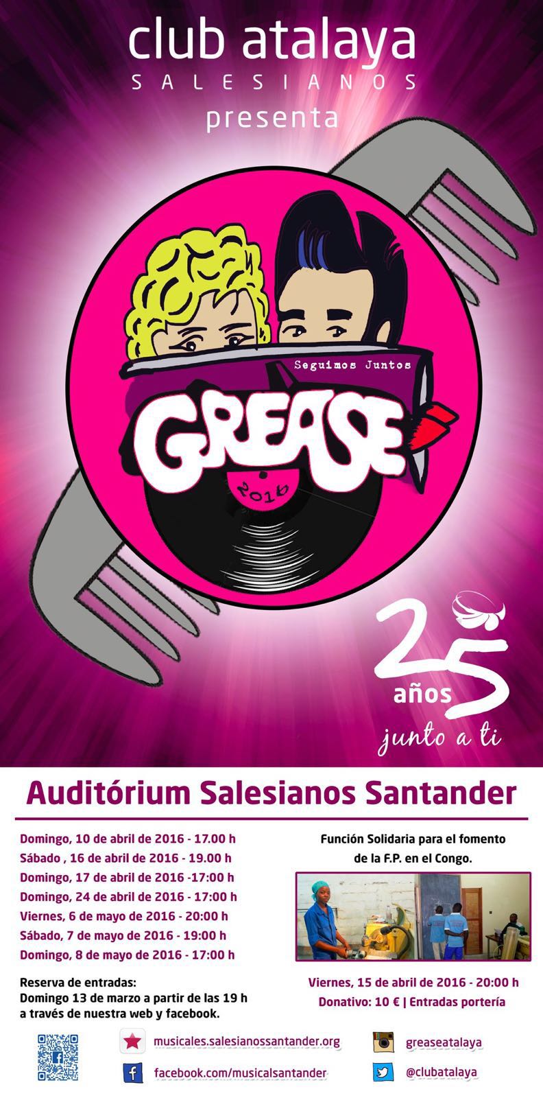 Musical Grease en los Salesianos en Santander