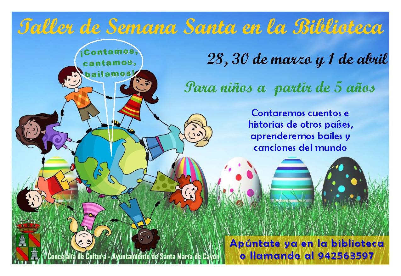 Taller de Semana Santa en la Biblioteca de Sarón