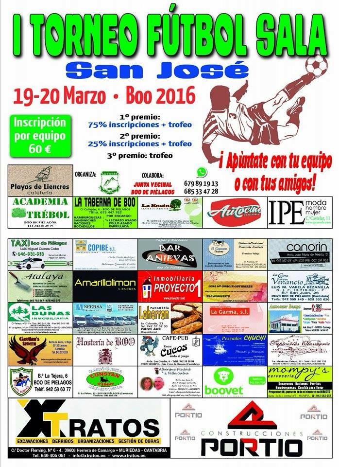 Torneo de futbol sala en Boo de Piélagos