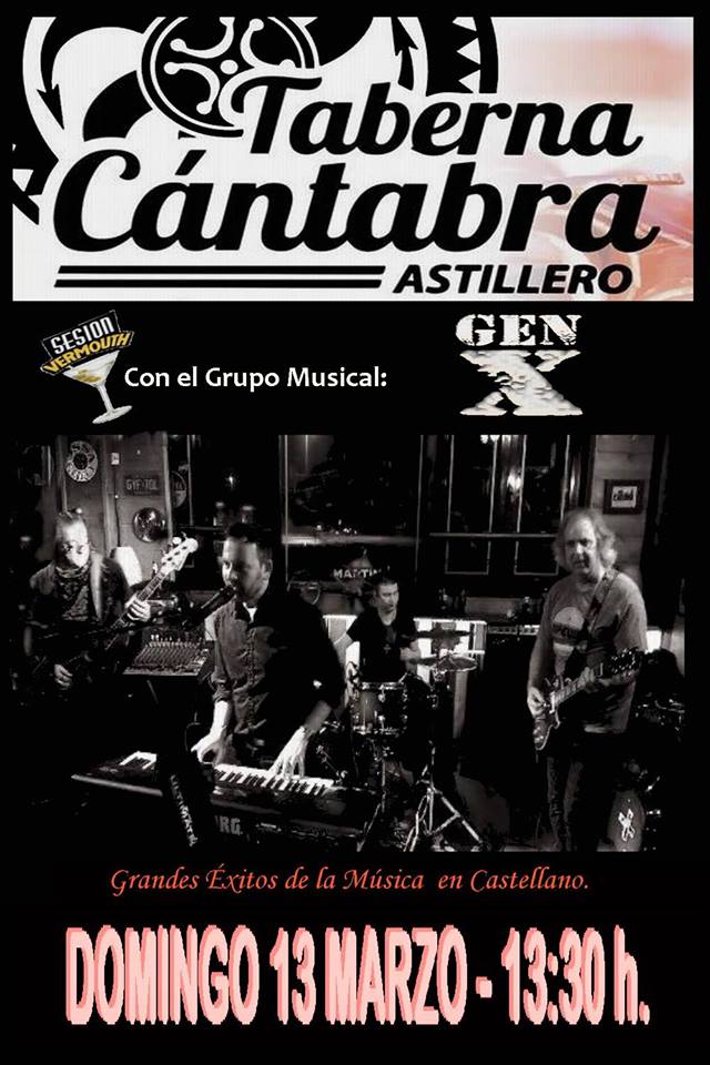 Concierto de Gen X en la taberna Cántabra de Astillero