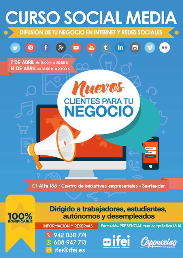 Curso de Social Media en Santander