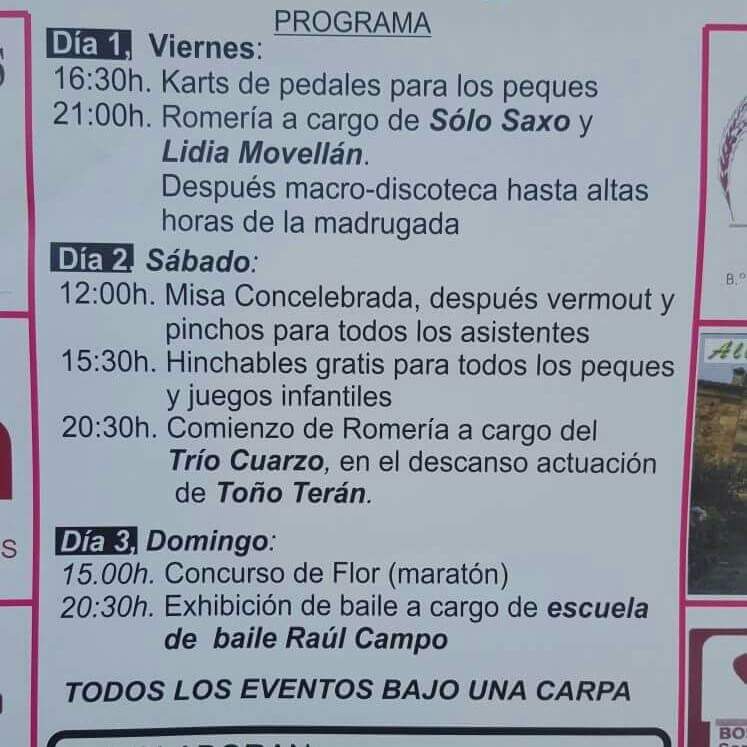 Fiestas en llanos de penagos