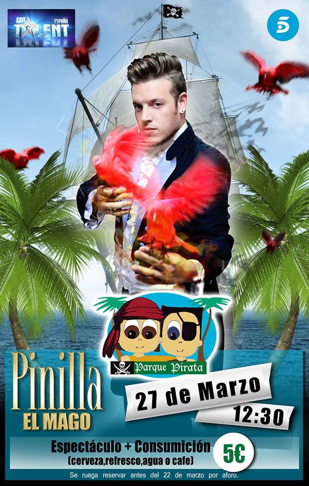 Magia en el parque pirata de Astillero