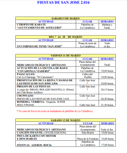programa fiestas astillero 2016