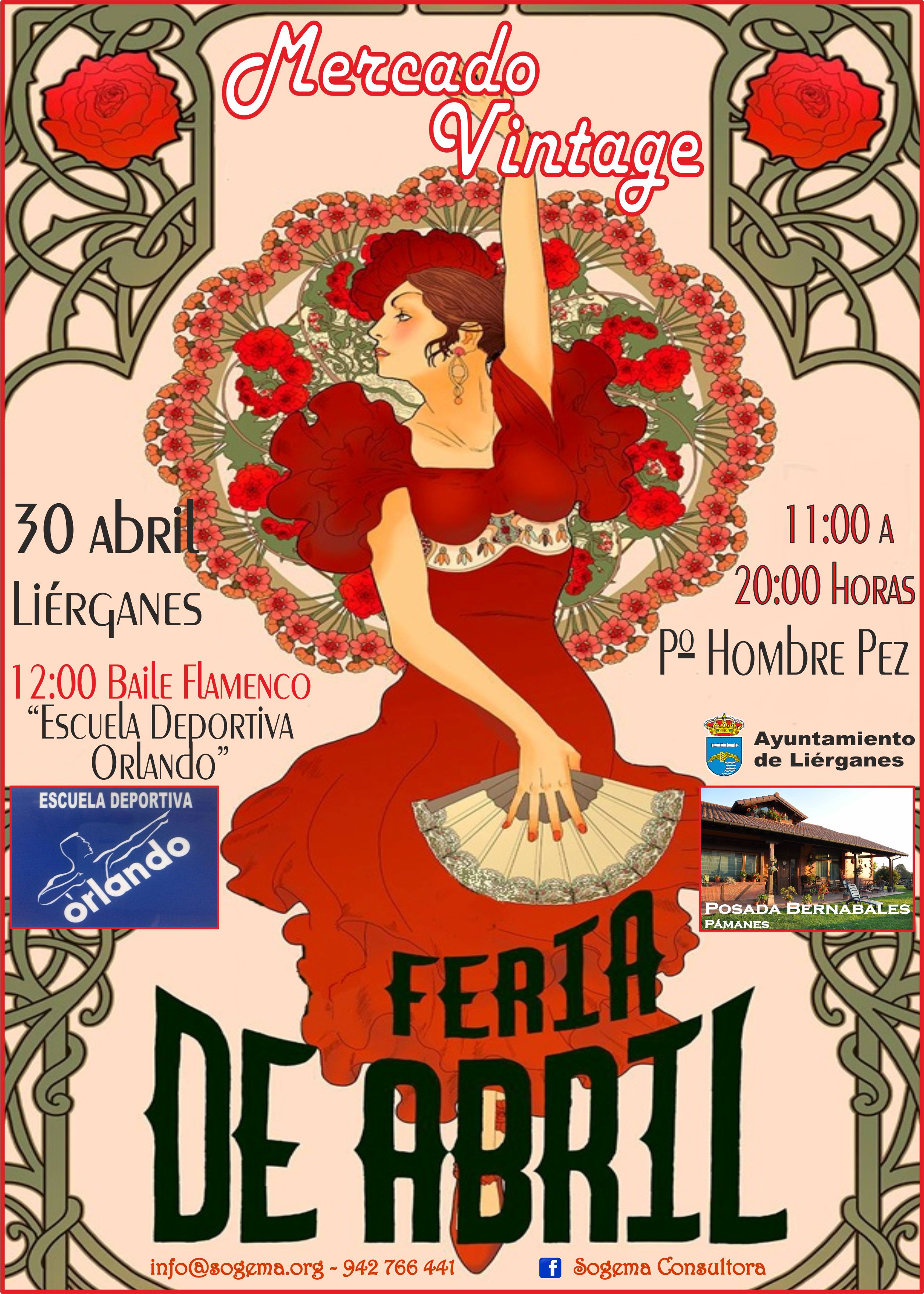 Feria de abril y Mercado Vintage en Lierganes