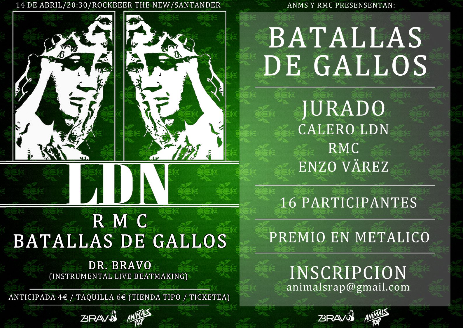 Batalla de Gallos en el New en Santander