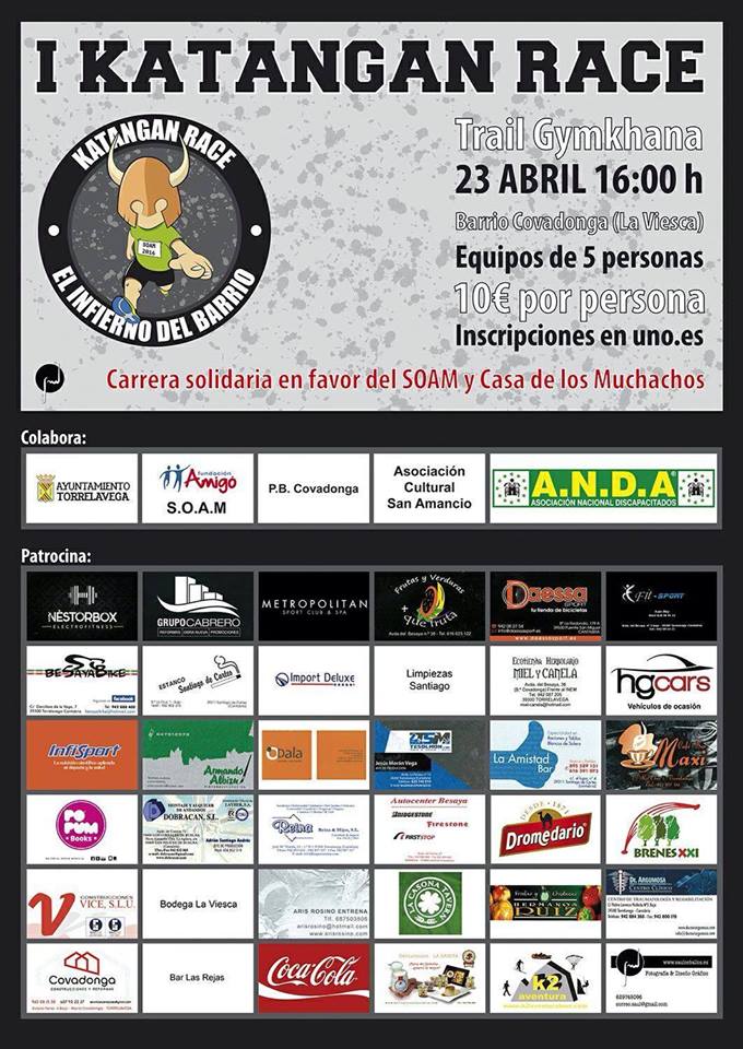 Carrera Gymkana solidaria Katangan Race en Torrelavega