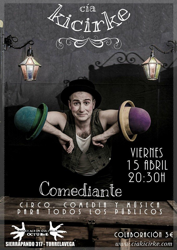 Circo, comedia y Música en A.C. Octubre de Torrelavega