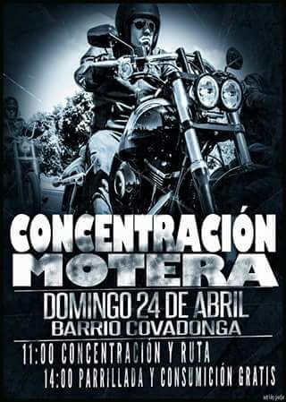 Concentracion de Motos en el Barrio Covadonga de Torrelavega