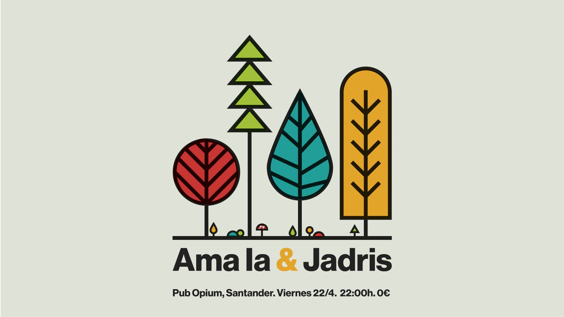 Concierto de Ama la y Jadris en el Opium en Santander