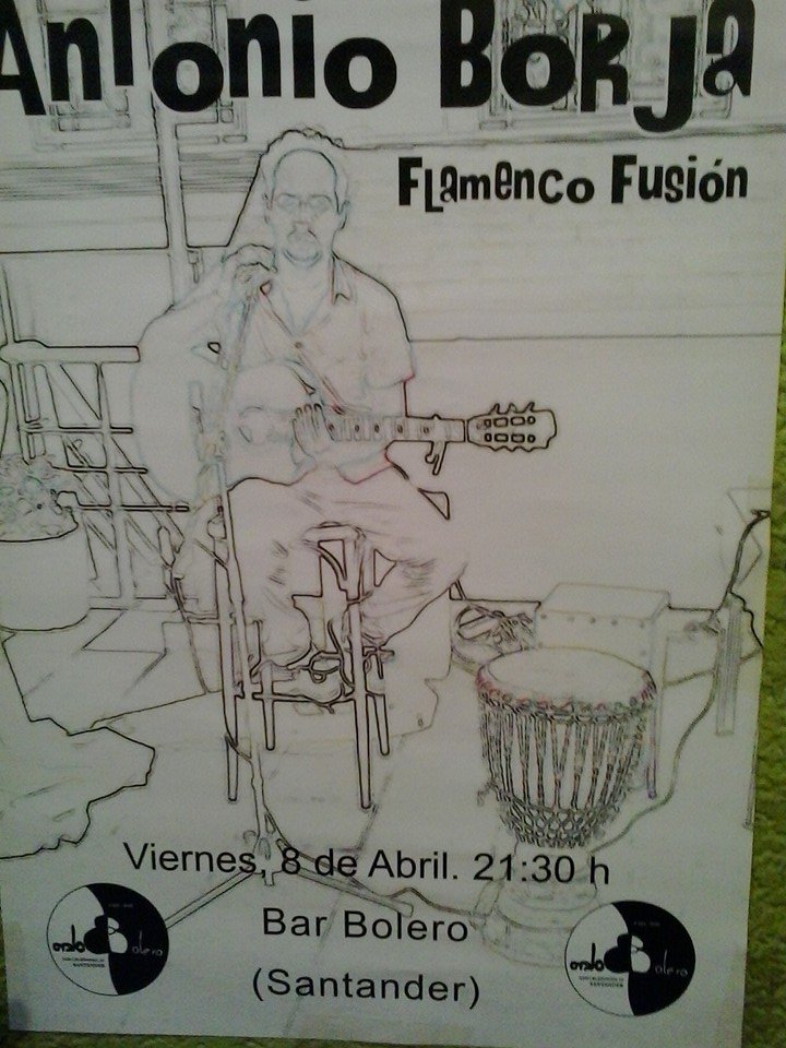 Concierto de Antonio Borja en el Bar Bolero de Santander