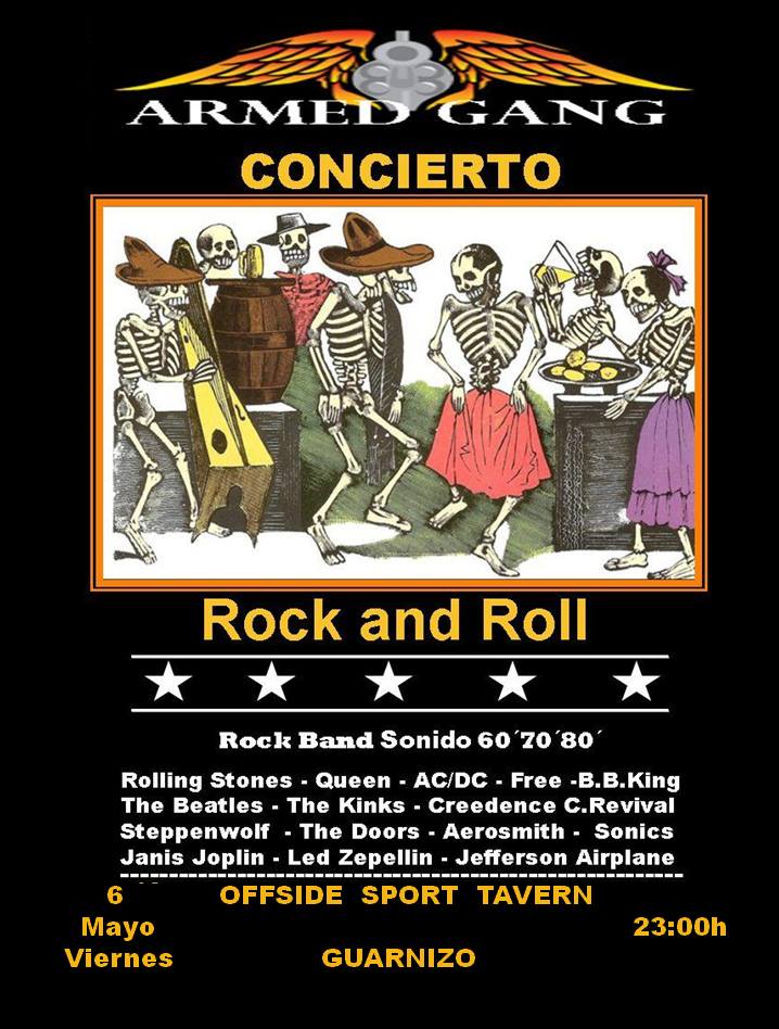 Concierto de Armed Gang en el Offside de Guarnizo