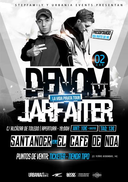 Concierto de Denom + Jarfaiter en el Cafe de Noa en Santander