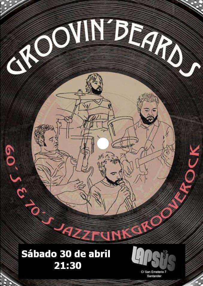 Concierto de Groovin Beards en el Lapsus en Santander
