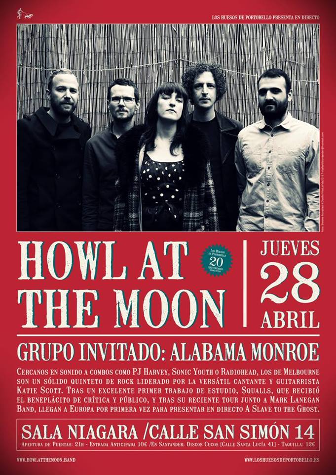 Concierto de Howl At de Moon en el Niagara en Santander