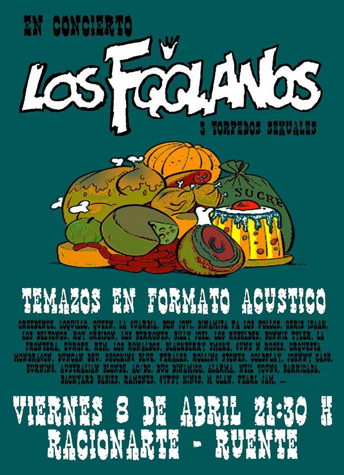 Concierto de Los Foolanos en RacionArte de Ruente