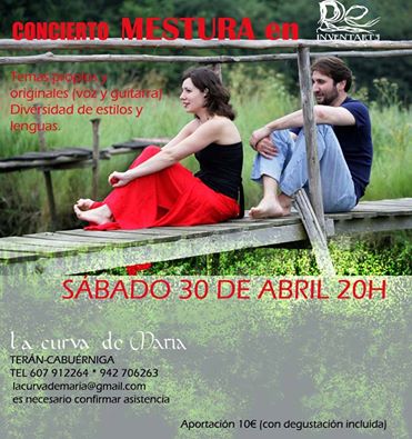 Concierto de Mestura en La Curva de Maria en Cabuerniga