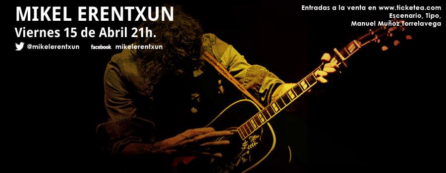 Concierto de Mikel Erentxun en Escenario Santander