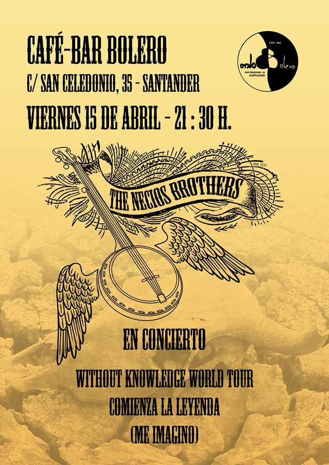 Concierto de Necios Brothers en el Bolero en Santander